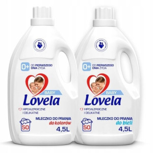 Lovela Hipoalergiczny Płyn do Prania MIX 4,5l x2