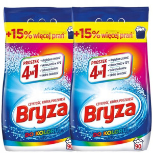 Bryza Proszek do Prania 4w1 Zestaw Mix Color