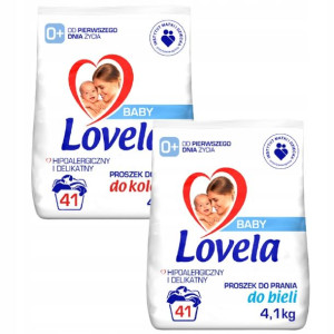 LOVELA Baby Proszek Hipoalergiczny MIX 8,2kg (82p)