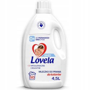 Lovela Baby Mleczko do Prania Koloru 4,5L (50 pr)