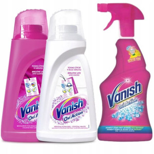 Vanish Oxi Odplamiacz Płyn 2L + Vanish Spray 500ml