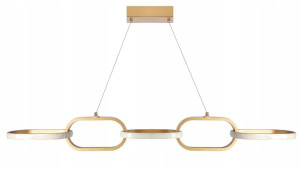 Lampa wisząca żyrandol LED MODERN złota 60W