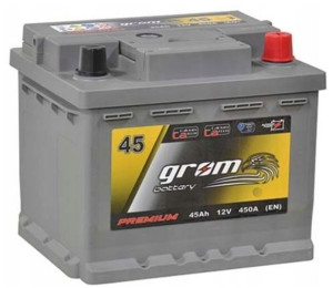 Akumulator Grom Premium 12V 45Ah 450A