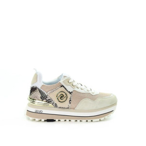 Damskie sneakersy beżowe LIU JO BA3013 EX161 04178 - Rozmiar: 38