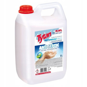 PłynDo Dezynfekcji ANTYWIRUSOWY BAKTERIOBÓJCZY 5l
