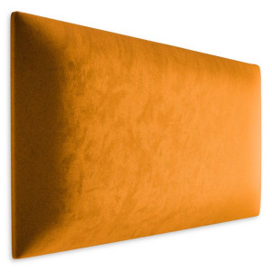 Panel Ścienny Tapicerowany 60cm x 30cm Miodowy Zagłówek Wezgłowie