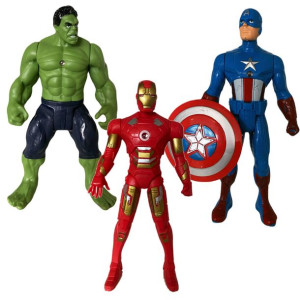 AVENGERS 4 Duży Zestaw Figurek Hulk Iron Man