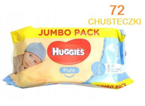Chusteczki Nawilżane Wodą Aqua Pure  Huggies 72