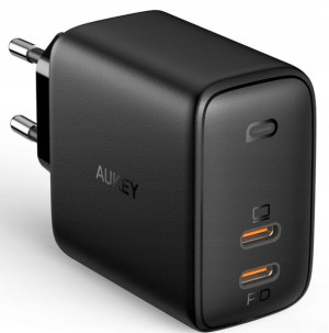 Ładowarka sieciowa Aukey PA-B4 65W 2xUSB-C PD