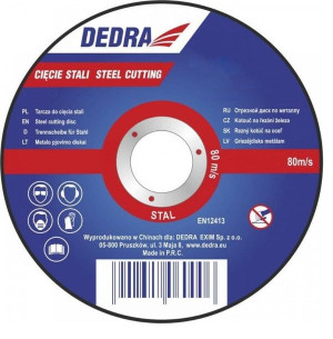 Dedra Tarcza Do Cięcia Stali 115x1,5x22,2mm F13012
