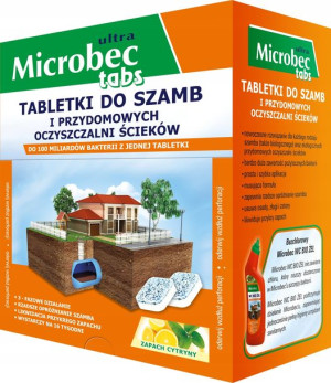 Bros Microbec Preparat Tabletki Do Szamb Ścieków 16 Szt