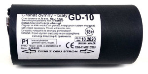 granat dymny - biały - zawleczka - gd-10 - b&g
