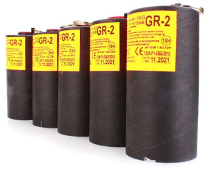 zestaw - 5 x granat rozpryskowy - zawleczka - asg - gr-2 - b&g