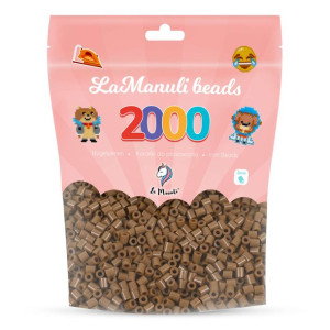 Koraliki do prasowania 2000 BRĄZOWE