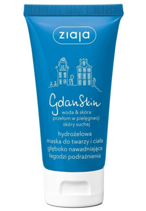 GdanSkin hydrożelowa maska do twarzy i ciała głęboko nawadniająca 50ml