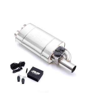 Tłumik Przelotowy Z Zaworem Elektrycznym EV03 300 mm 76 mm Prawa