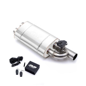 Tłumik Przelotowy Z Zaworem Elektrycznym EV03 350 mm 76 mm Prawa