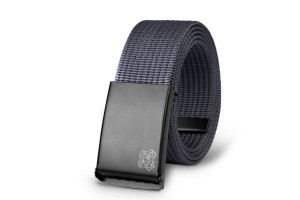 Mocny Pasek parciany do spodni Kaletnik Antracyt (obwód w pasie 120-130 cm)