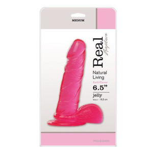 Dildo-jelly Dildo Real Rapture Pink 6,5""""""""