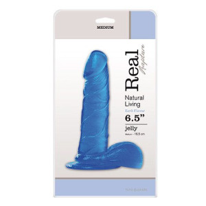 Dildo-jelly Dildo Real Rapture Blue 6,5""""""""""""""""