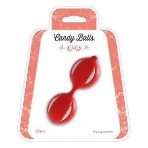 Kulki-palline Candy Balls Cherry Red