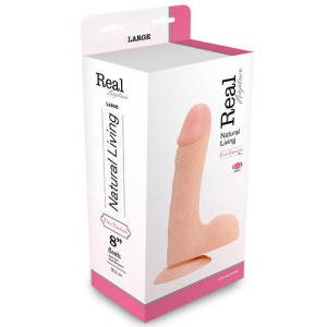 Wibrator-realistic Vibrator Real Rapture Flesh 8""""""""""""""""