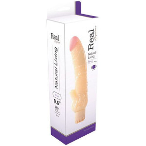Wibrator-realistic Vibrator Real Rapture Shock Jelly Flesh 9.5"""""""""""""