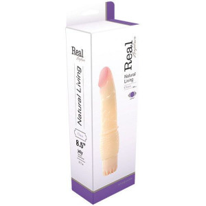 Wibrator-realistic Vibrator Real Rapture Chaos Jelly Flesh 8.5"""""""""""""