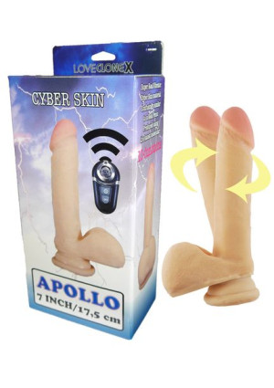 Wibrator-APOLLO-LOVECLONEX 7""""""""-rotation USB