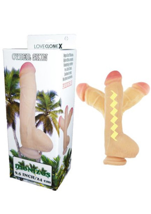 Dildo-DIONIZOS-LOVECLONEX 9,5""""""""-flexible