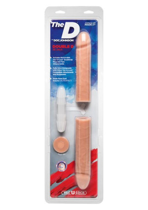 Dildo-the Double D Vanilla 16 Inch