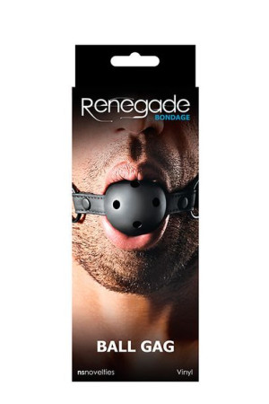 Renegade Bondage Ball Gag Black