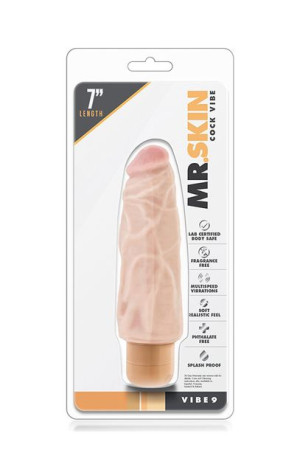 Dr. Skin Cock Vibe Vibe 9 Flesh