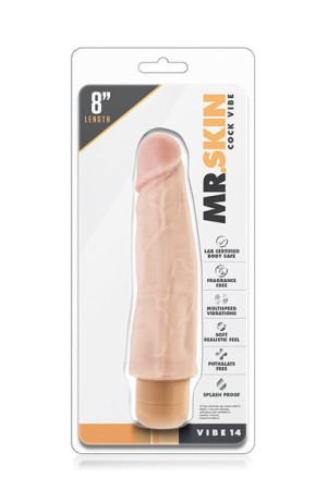 Dr. Skin Cock Vibe 14 Flesh