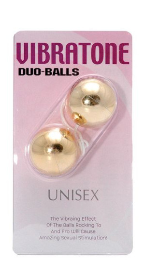 Vibratone Duo Balls Gold Blistercard