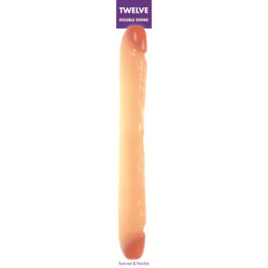 Dildo- Me You Us Twelve Double Dong Flesh 12in