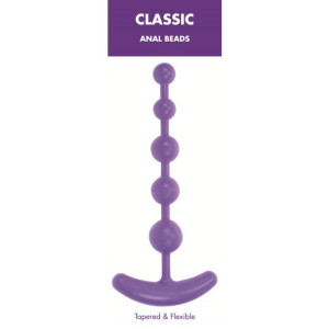 Plug/kulki- Me You Us Classic Anal Beads Purple