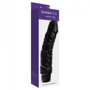 Wibrator-7,5"""""""""""""""" Perfect Pleasures Curved Veined Rambo Vibe ~ B