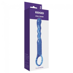 Plug/kulki- Me You Us Ridged Anal Teaser Blue