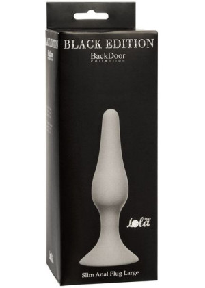 Plug-Slim Anal Plug Large Grey