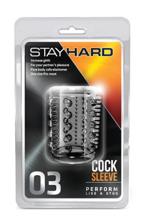 Stay Hard Cock Sleeve 03 Clear