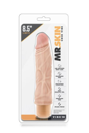 Dr. Skin Cock Vibe 10 Flesh
