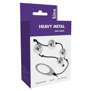 Kulki- Me You Us Heavy Metal Anal Beads Silver