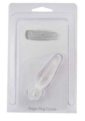 Plug-jammy Jelly Anal Finger Plug Crystall