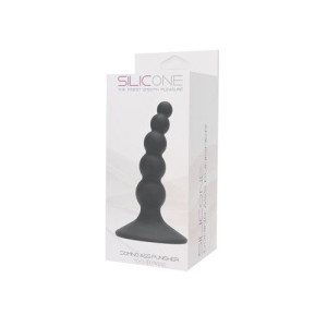 Plug-plug Anale Domino Ass Punisher Silicone Black