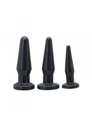 Plug-tpe Anal Plug 3 Sizes/ Set