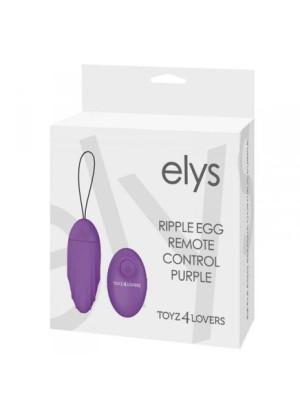 Jajko/wibr-ovetto Vibrante Elys Ripple Egg Remote Control Purple