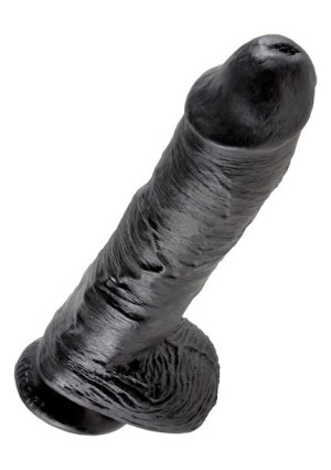 Cock 10 Inch With Balls Black