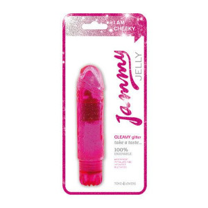 Vibrator Jammy Jelly Gleamy Glitter Pink