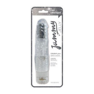 Vibrator Jammy Jelly Crushy Glitter Clear